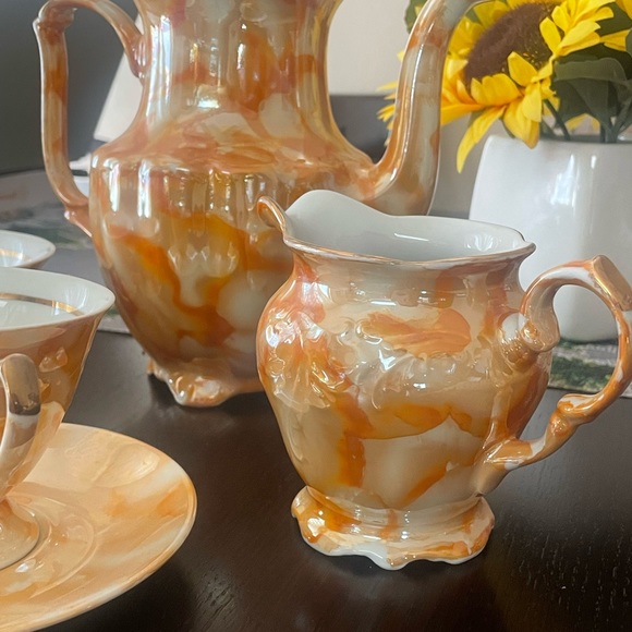 18th century porcelain tea set from Walbrzych Poland - Picture 5 of 6